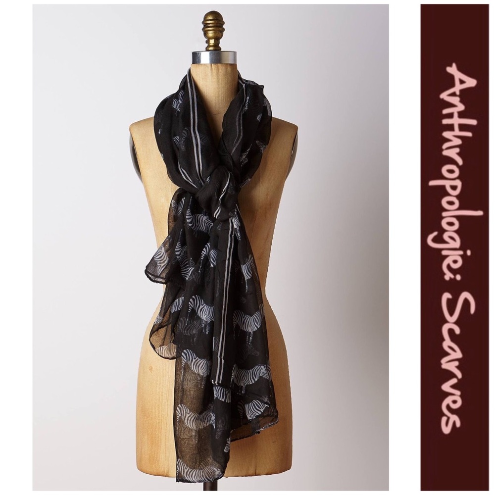 Anthro “Racing Stripes Scarf” - Picture 7 of 8